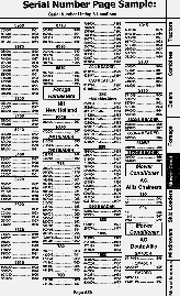 Serial Number Page